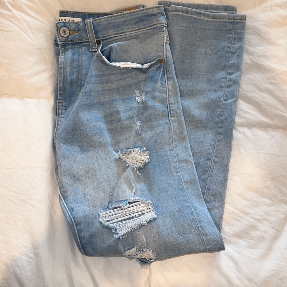 Men’s stretch distress, jeans